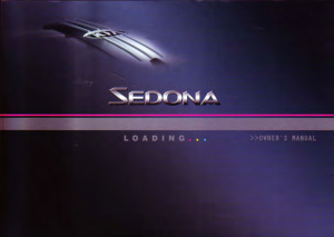 2004 KIA Sedona Owners Manual